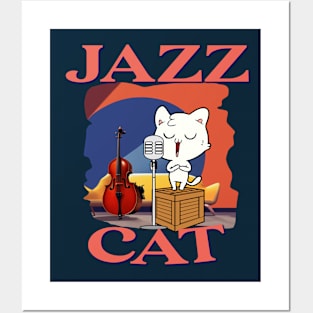 Jazz Cat Posters and Art